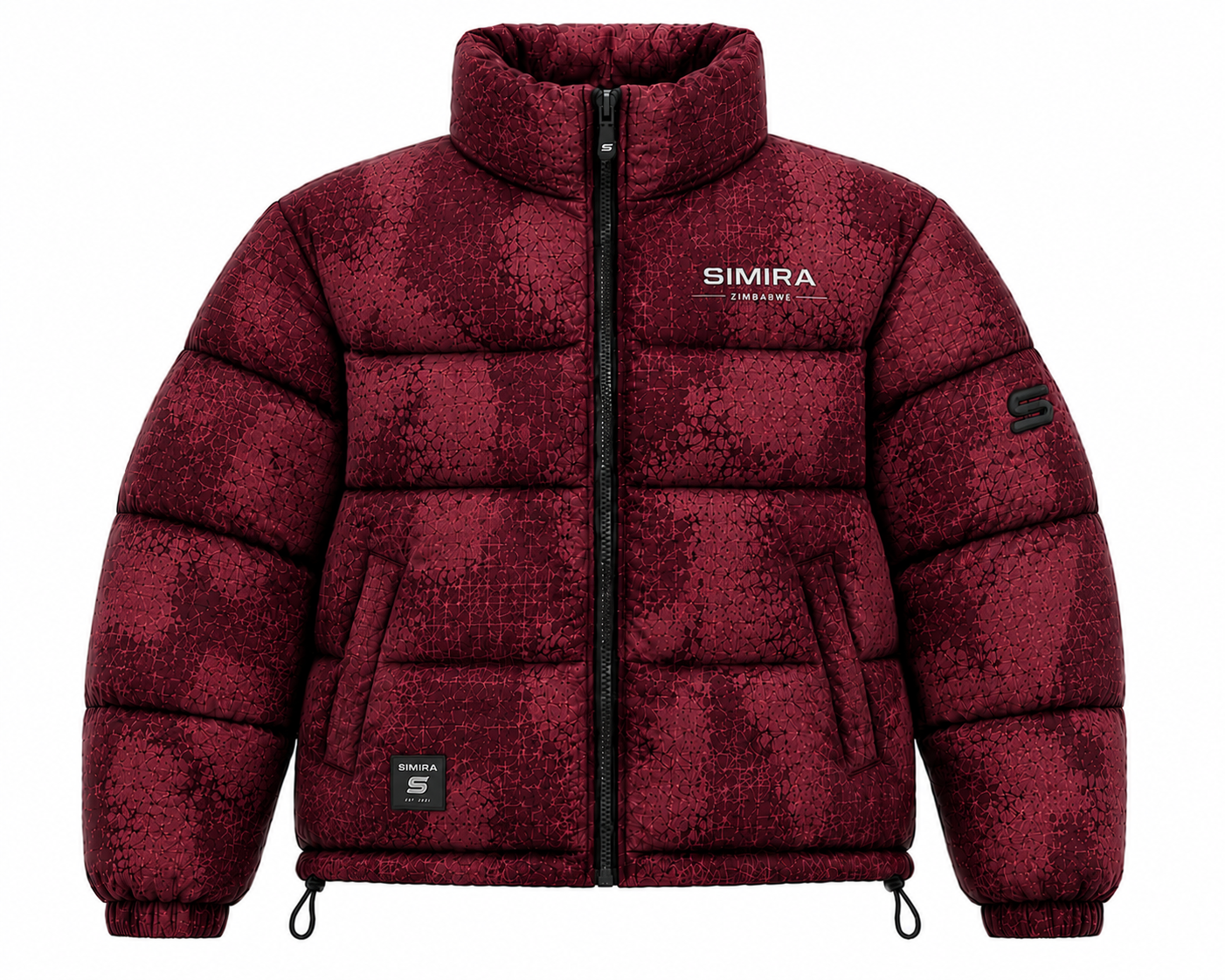 Simira RipTech Puffer Jacket — Crimson Wine