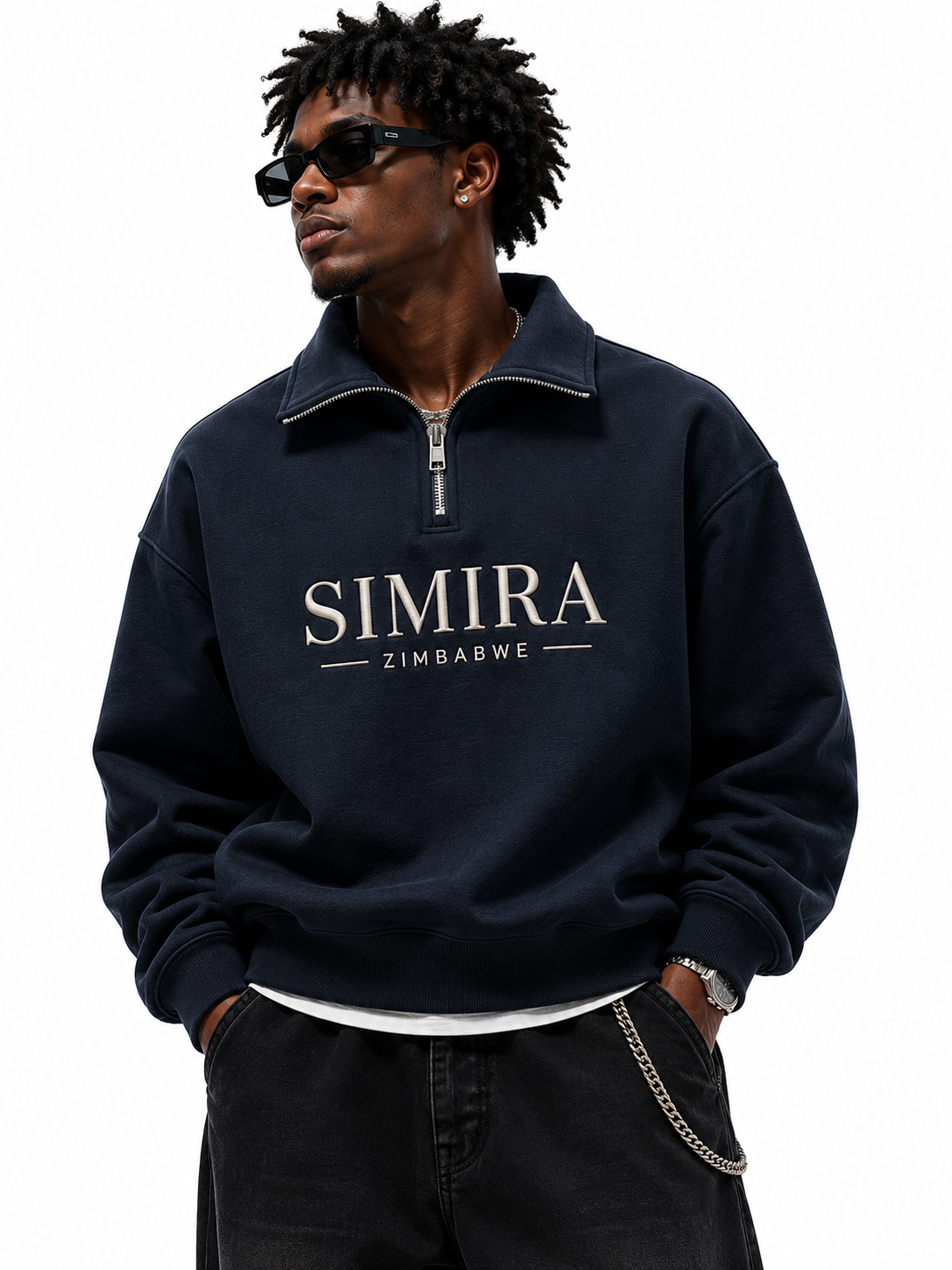 Simira Zimbabwe Heritage Half-Zip Jacket