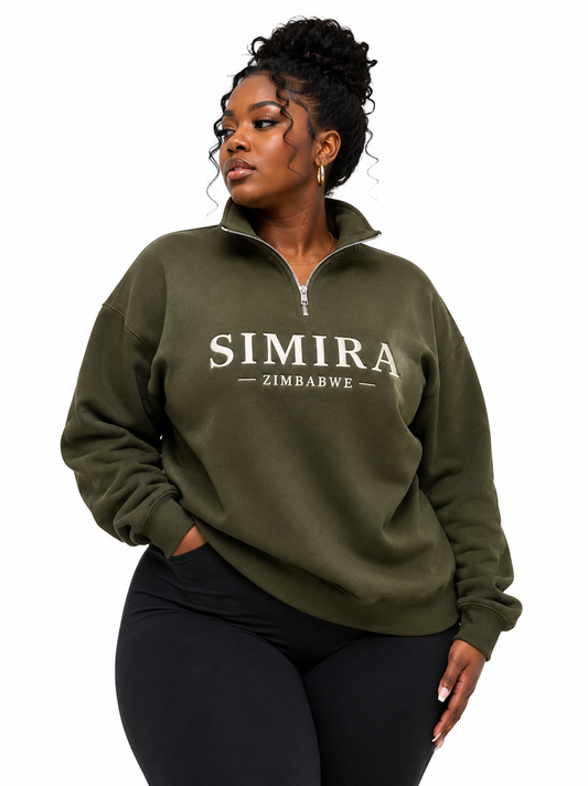 Simira Zimbabwe Heritage Half-Zip Jacket