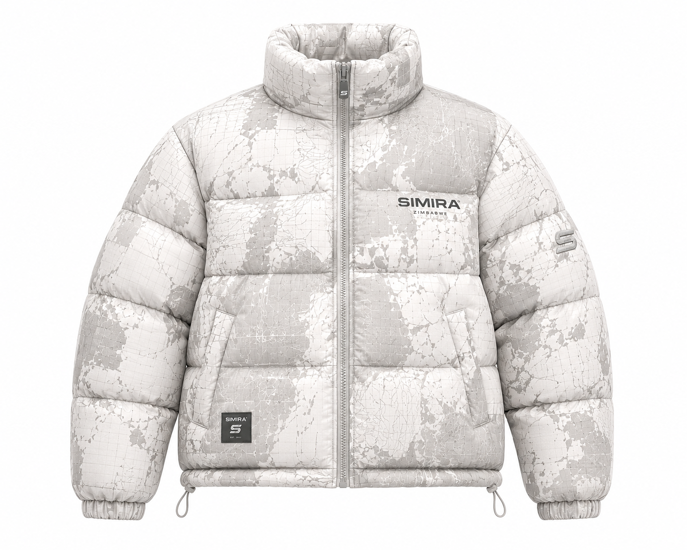 Simira RipTech Puffer Jacket — Arctic Grey