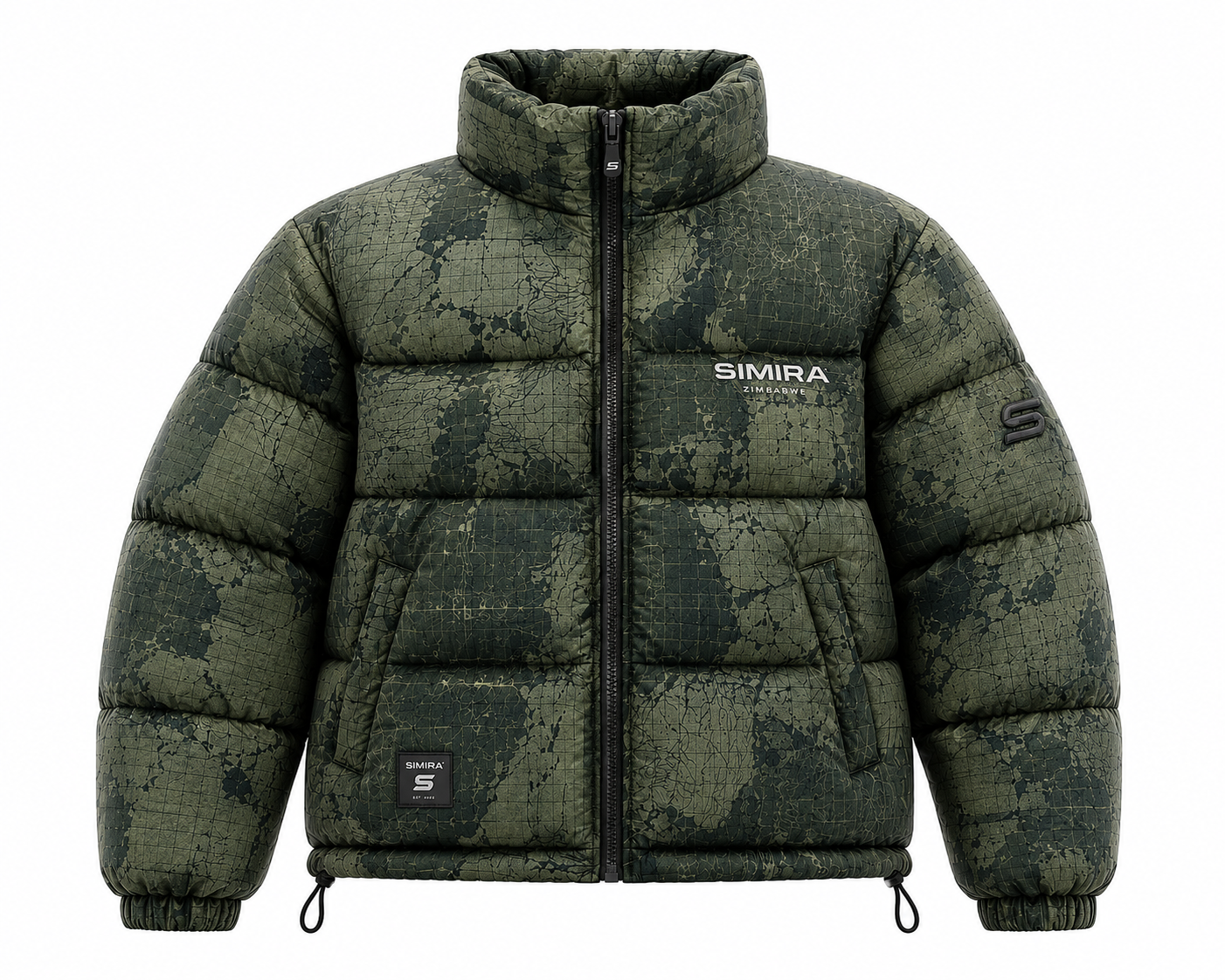 Simira RipTech Puffer Jacket — Olive Green