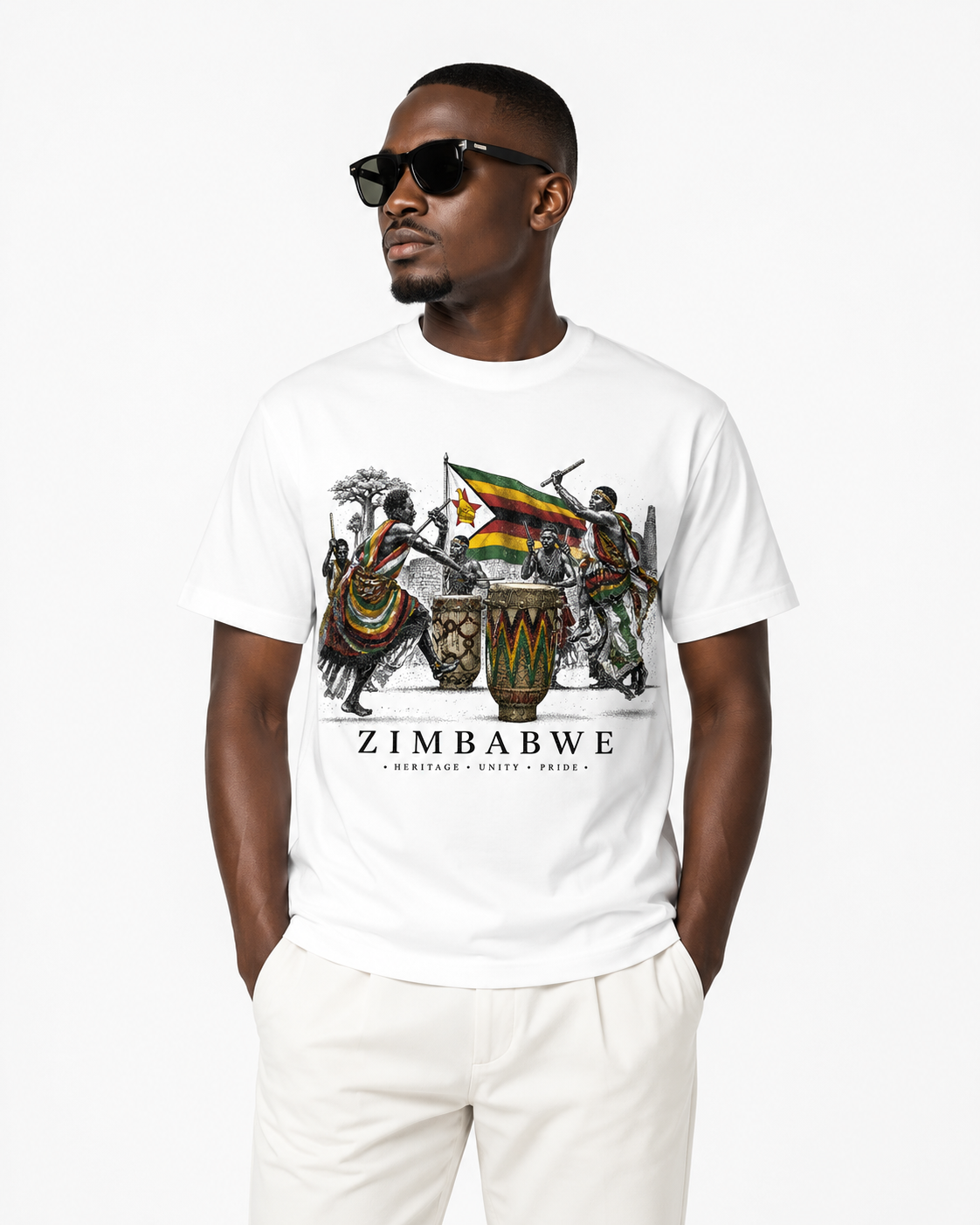 Simira Zimbabwe Heritage Tee – Luxury African Streetwear