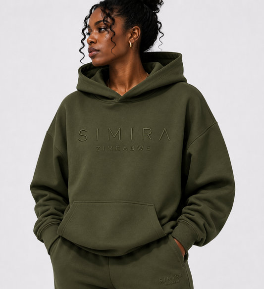 Simira Essential Hoodie — Olive Green Edition