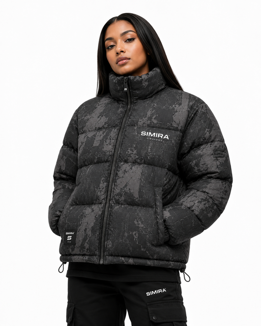 Simira RipTech Puffer Jacket — Midnight Black