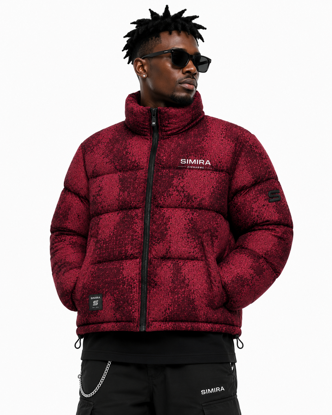 Simira RipTech Puffer Jacket — Crimson Wine