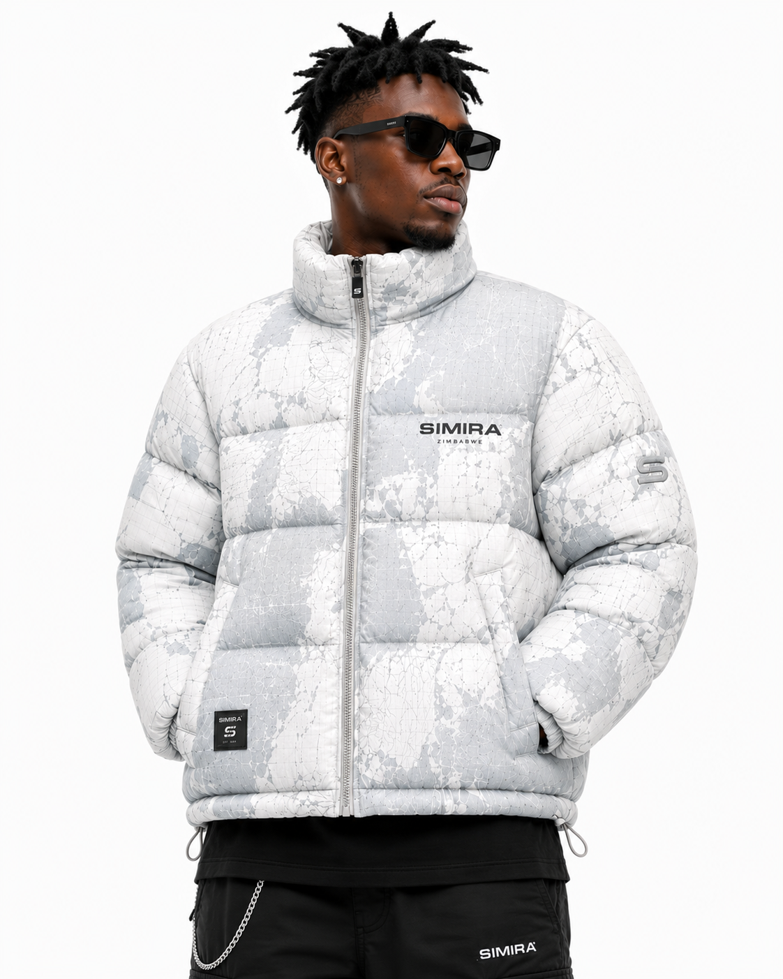 Simira RipTech Puffer Jacket — Arctic Grey