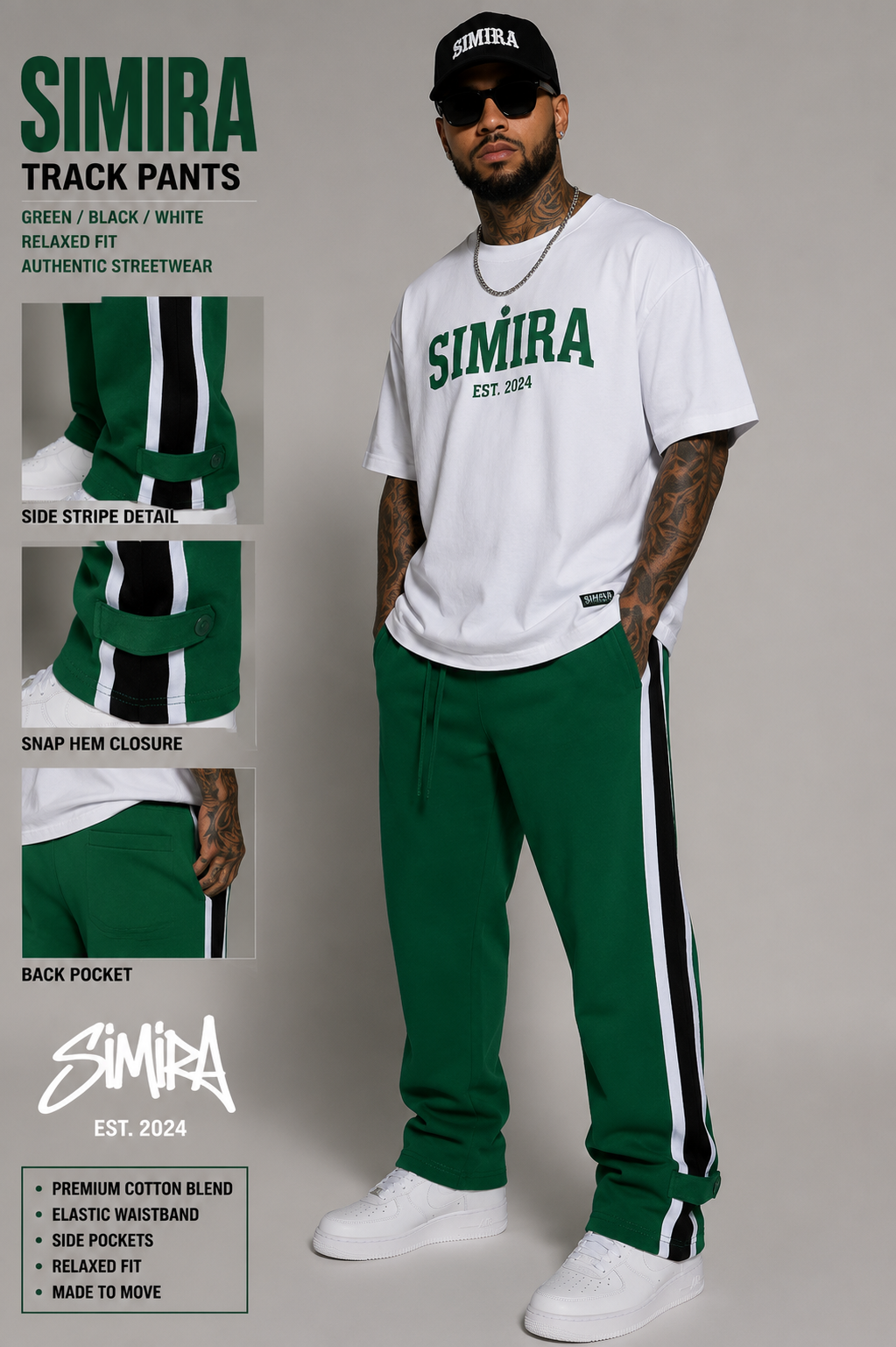 Simira Track Pants – Relaxed Fit Streetwear Joggers