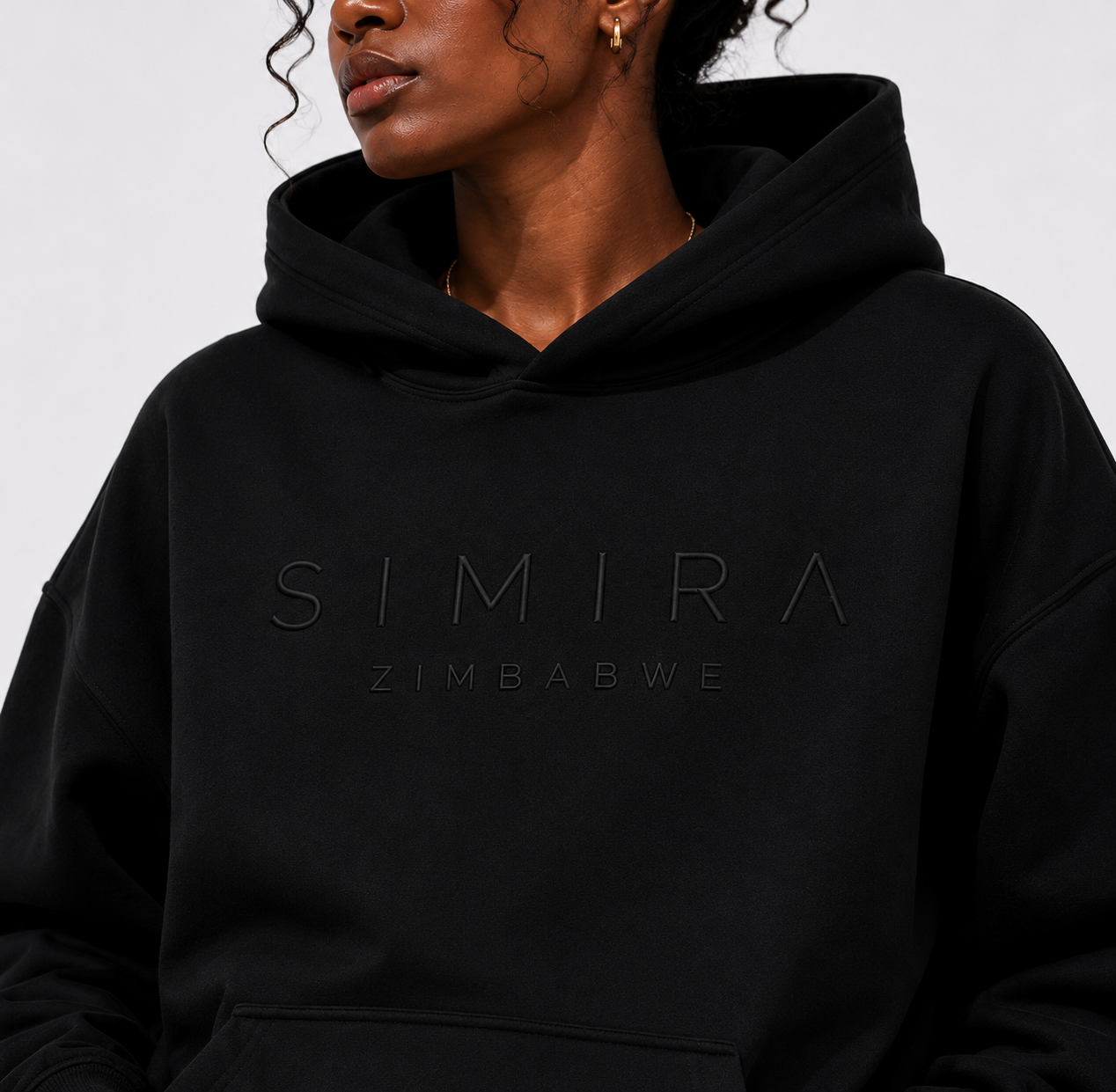 Simira Essential Hoodie — Black Edition