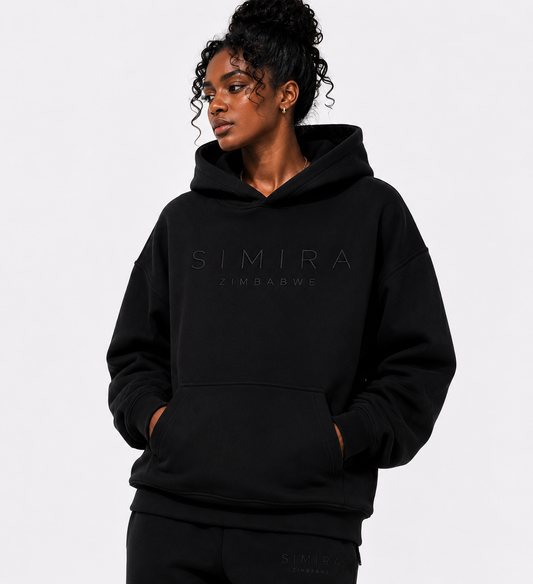 Simira Essential Hoodie — Black Edition