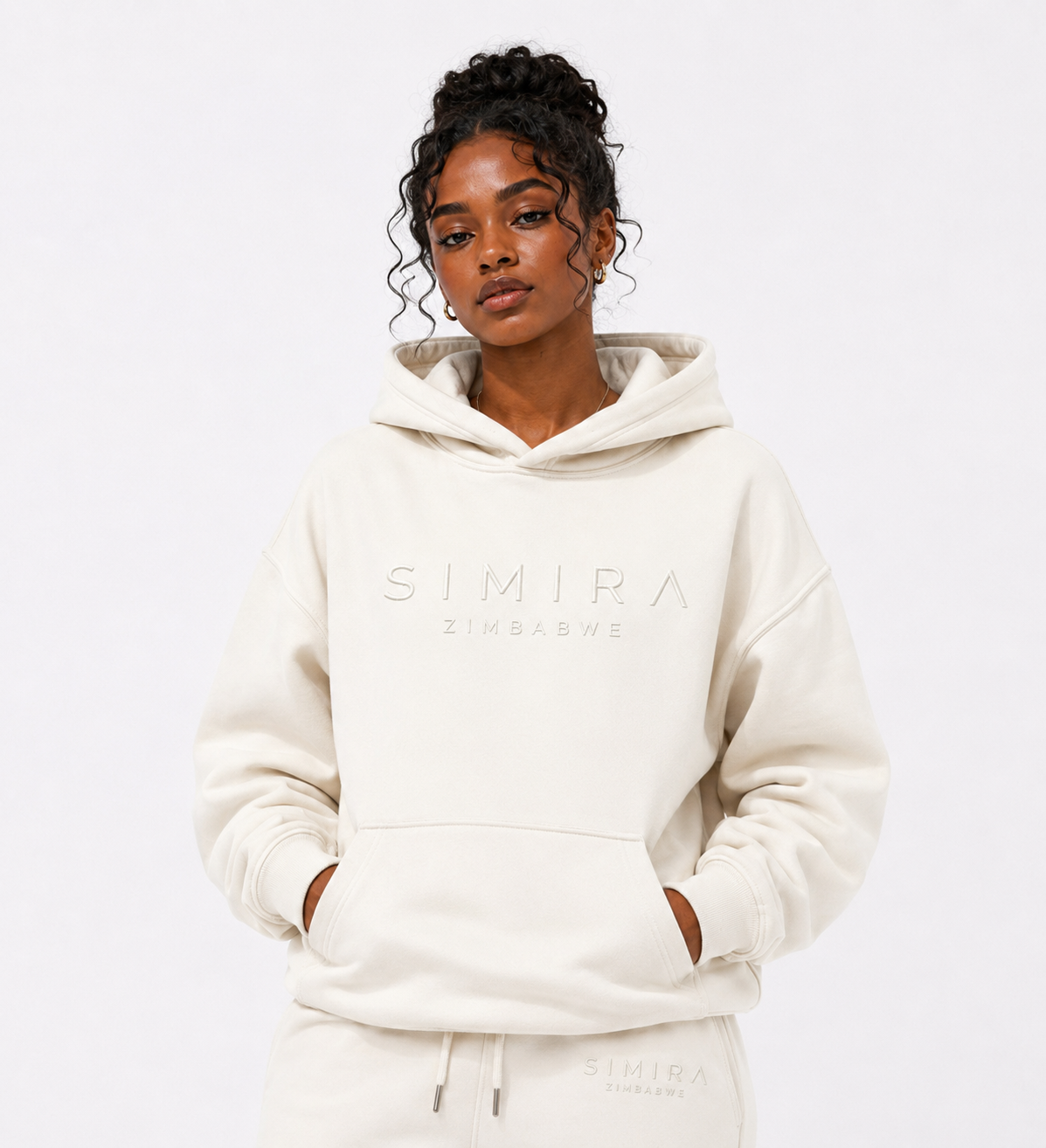 Simira Essential Hoodie — Off White  Simple. Luxury. Clean.