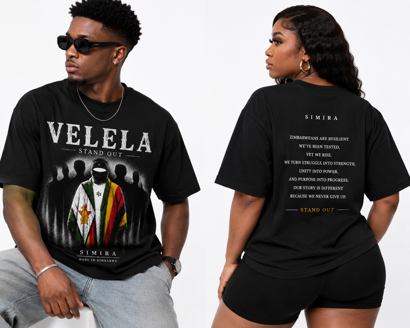Simira Velela Oversized Graphic Tee